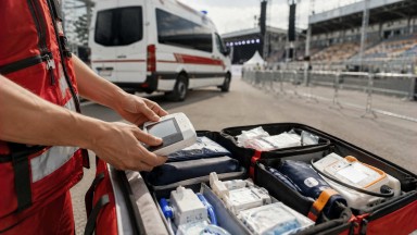 Дежурство скорой на мероприятиях в Белореченске